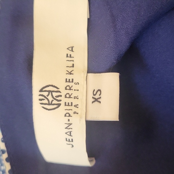 Jean-Pierre Klifa Hibiscus Dress Tropical Bloom Ocean - Picture 4 of 4